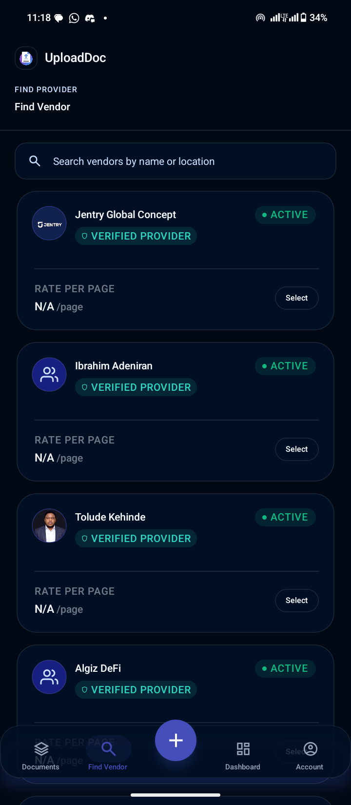 Find Vendor